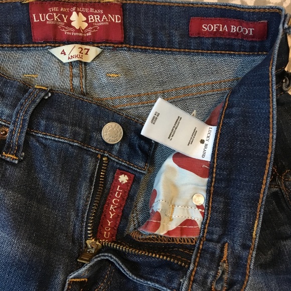 Lucky Brand Jeans “Sofia Boot” sz4 - Picture 2 of 7